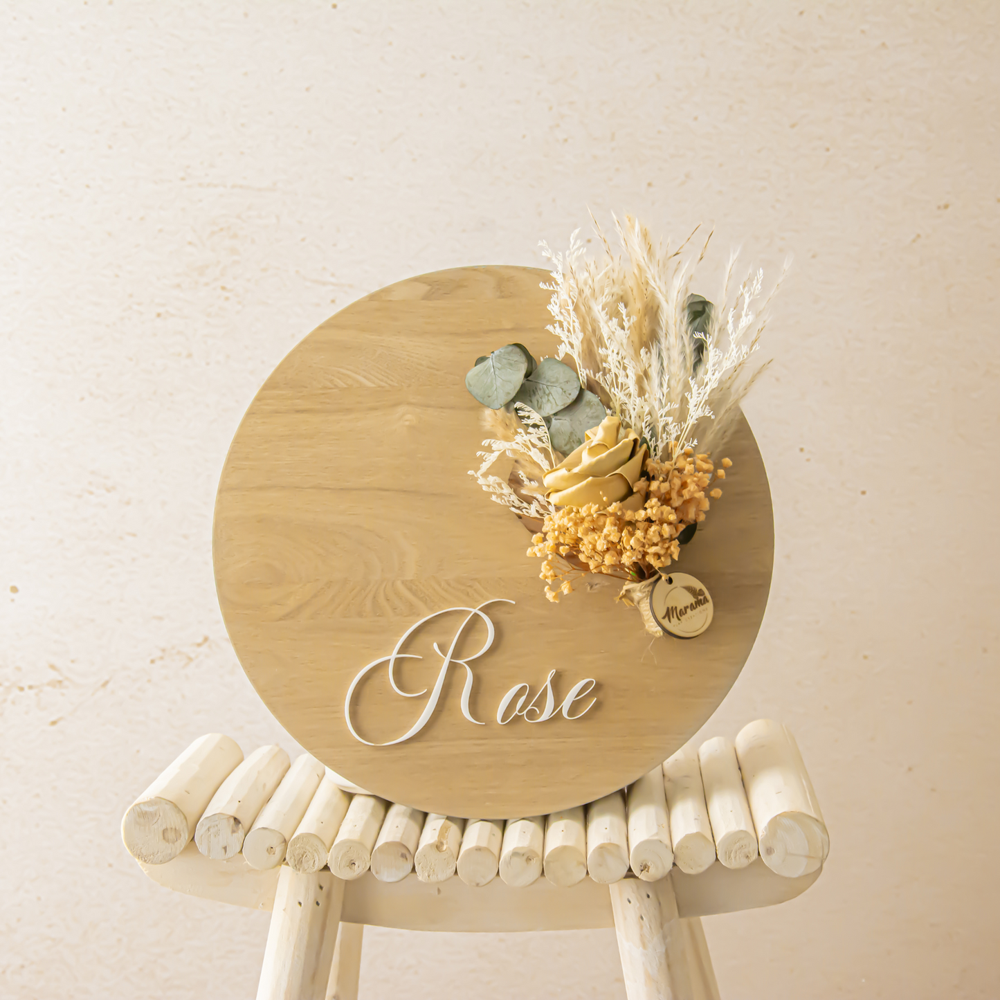 Personalised Flax Plaque