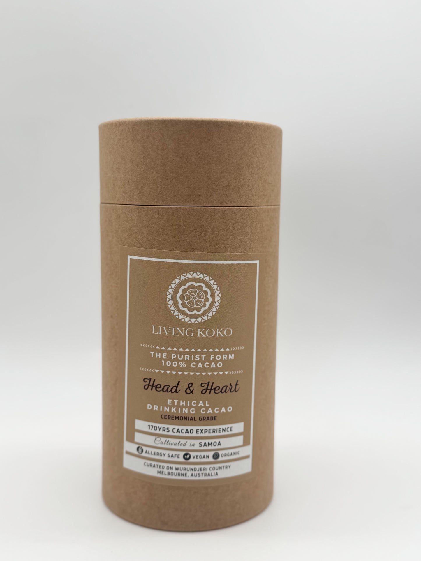 Ceremonial Koko (Cacao) - 250g Cylinder